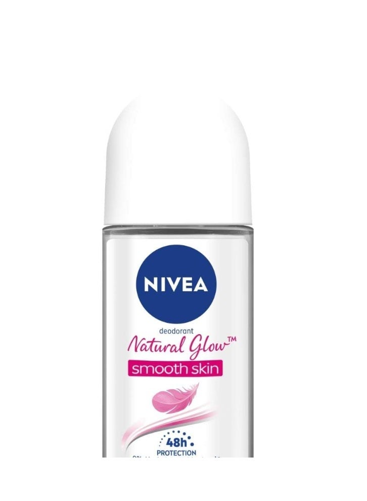 Nivea natural smooth skin  Deodorant Roll On - 50 Ml (Pack Of 2) - Image 2